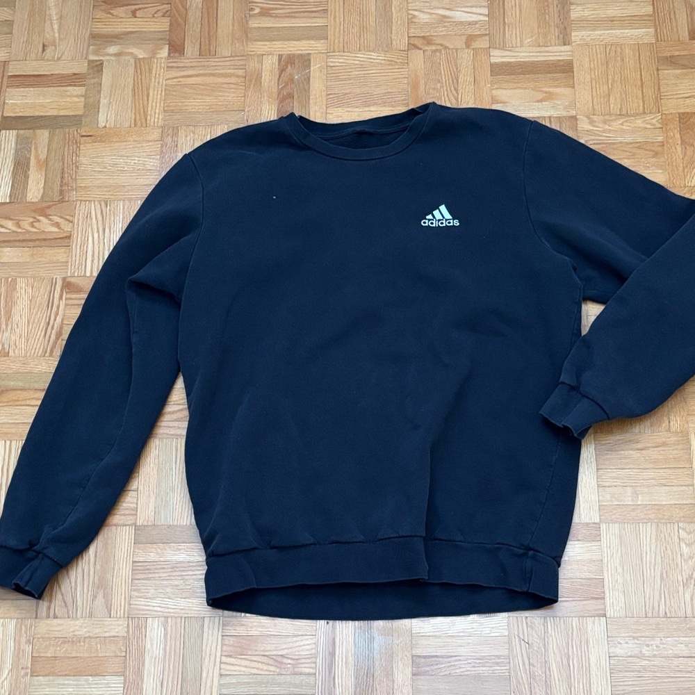 Adidas black sweatshirt extra large